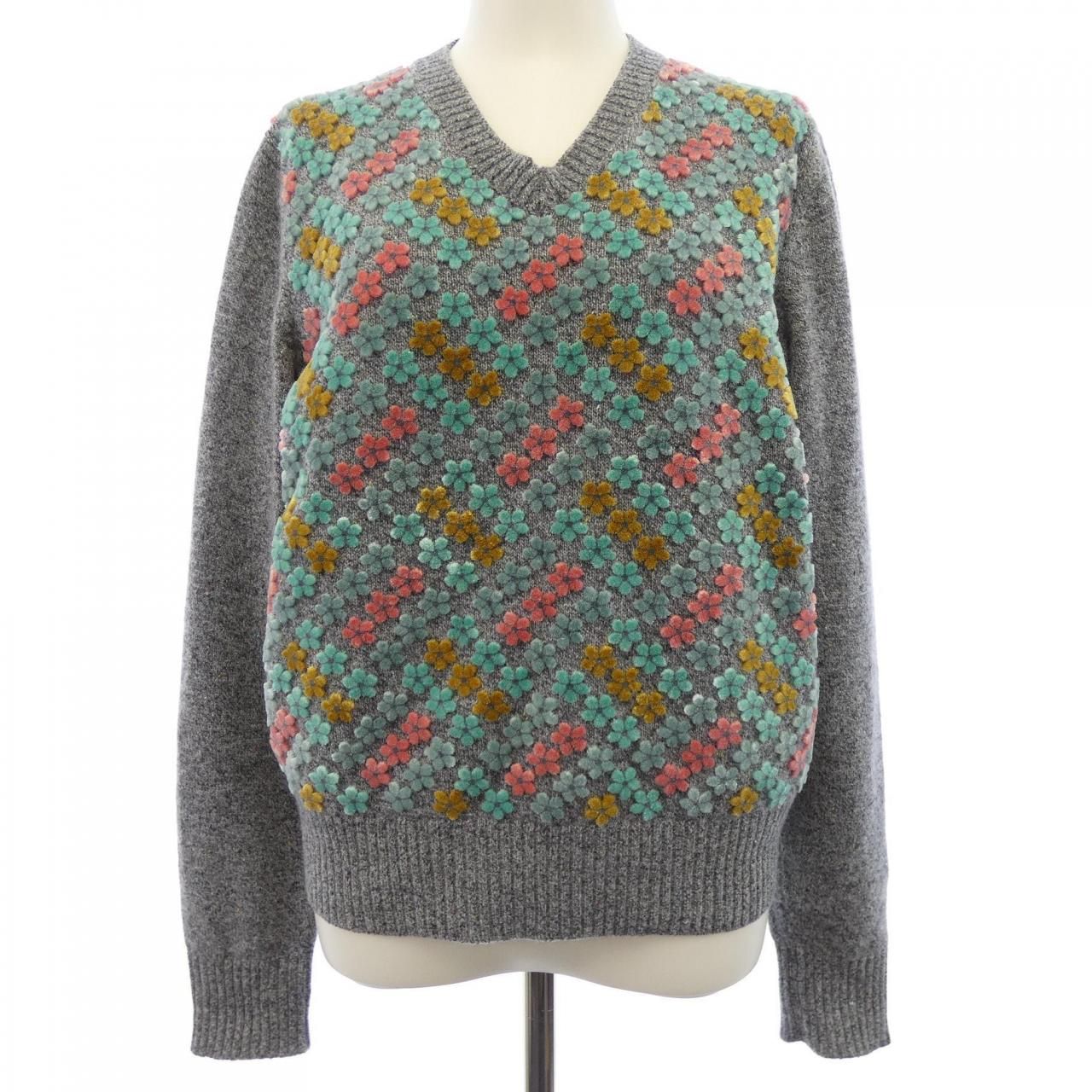 Chanel Knit Sweater Gray