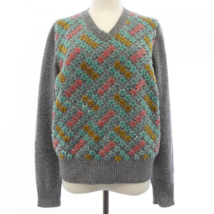 Chanel Knit Sweater Gray