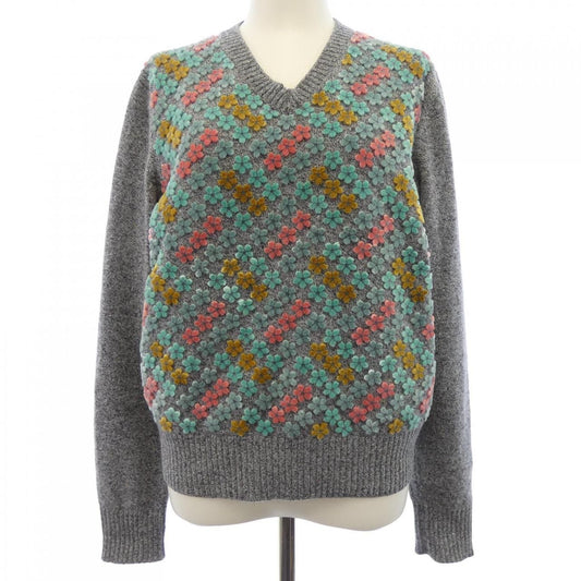 Chanel Knit Sweater Gray