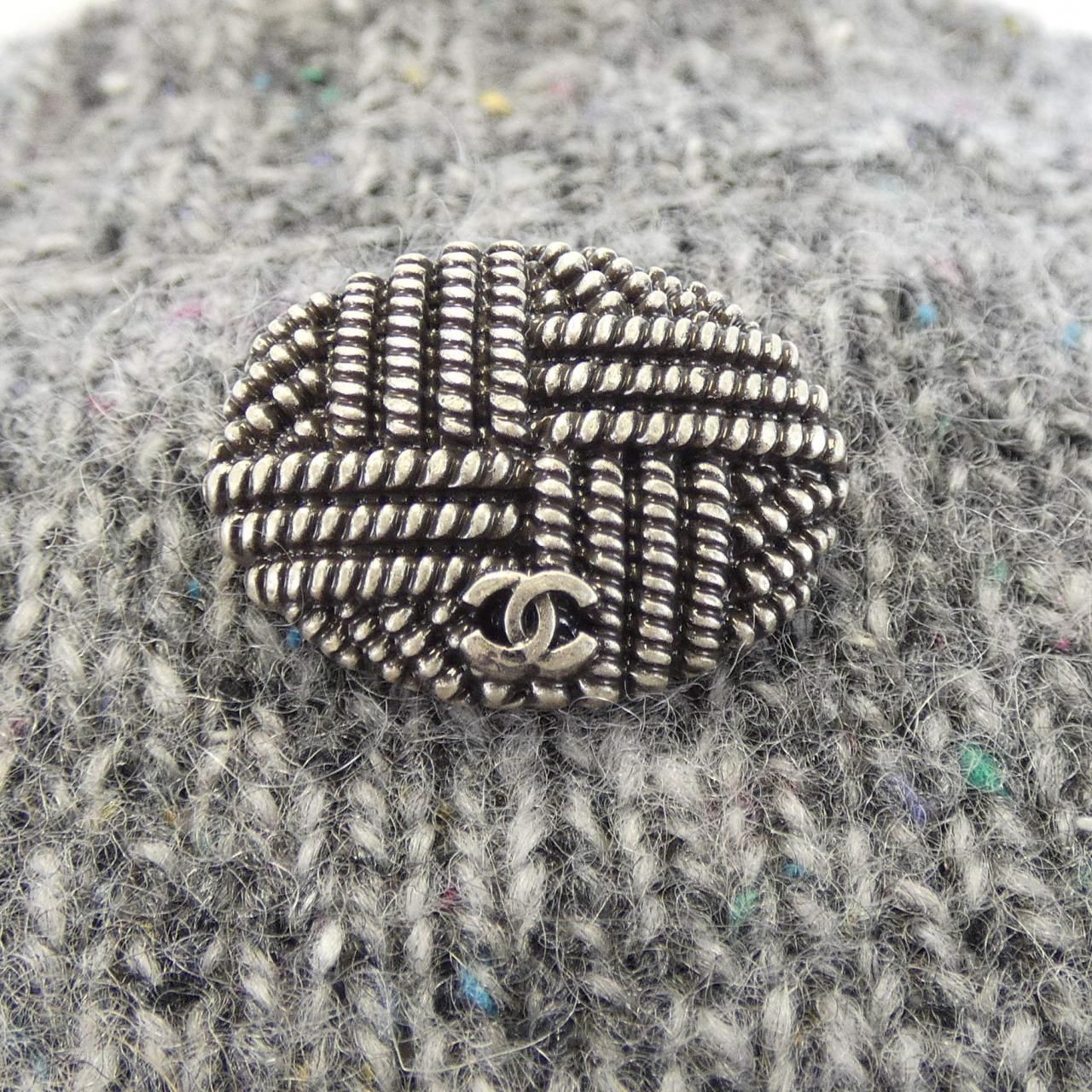 Chanel Knit Sweater Gray — view 7