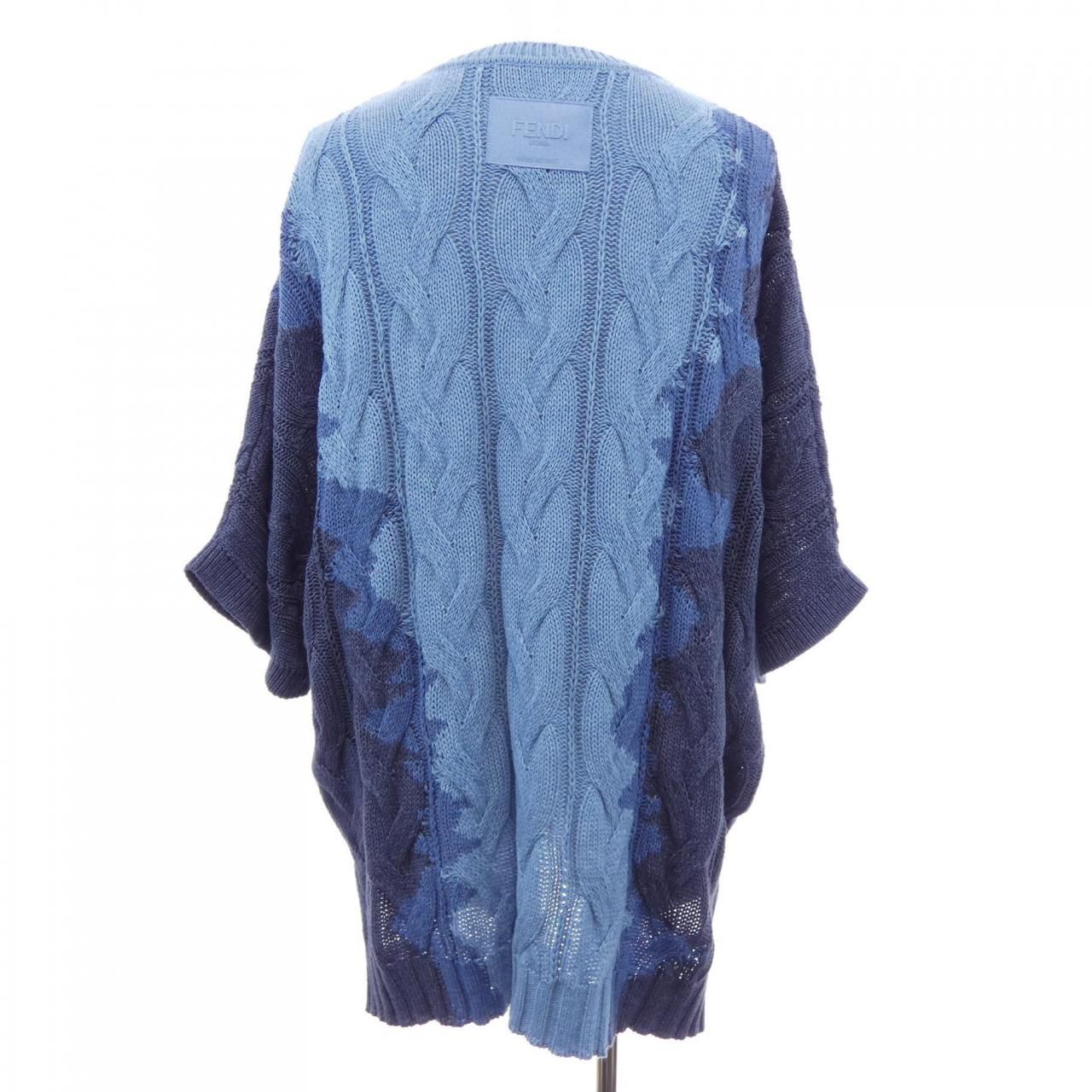 Fendi Knit Sweater Navy — view 2