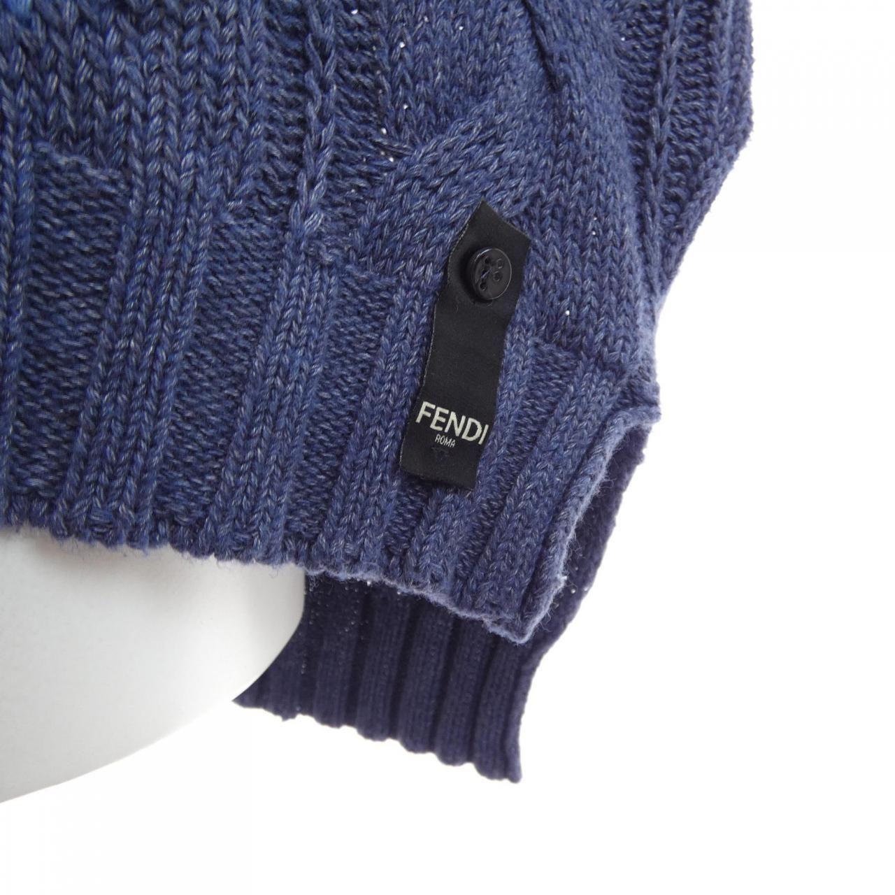 Fendi Knit Sweater Navy — view 7