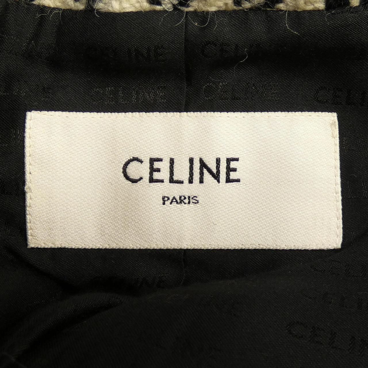 Celine Collarless Jacket Black — view 4