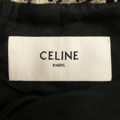 Celine Collarless Jacket Black — view 4