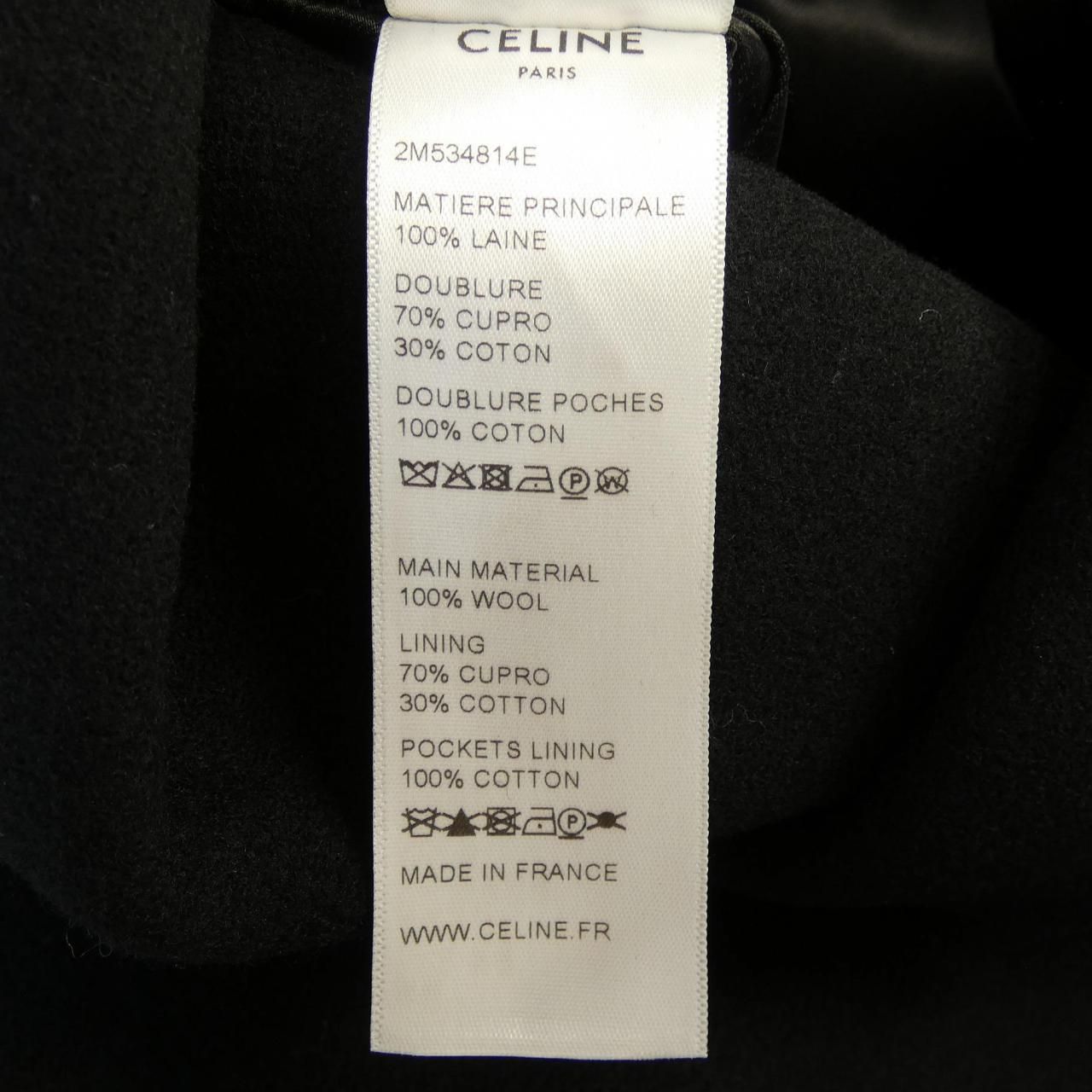 Celine 2 Coat Black — view 3