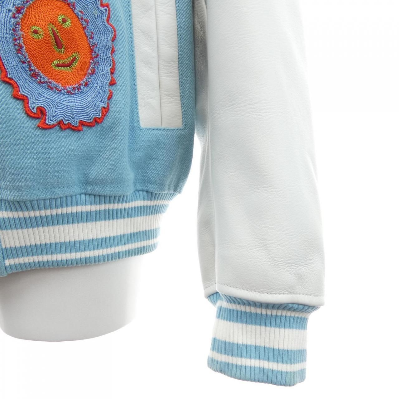 Louis Vuitton LV Yk Embroidered Face Varsity Jacket Yayoi Kusama — view 6
