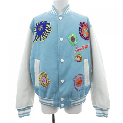 Louis Vuitton LV Yk Embroidered Face Varsity Jacket Yayoi Kusama