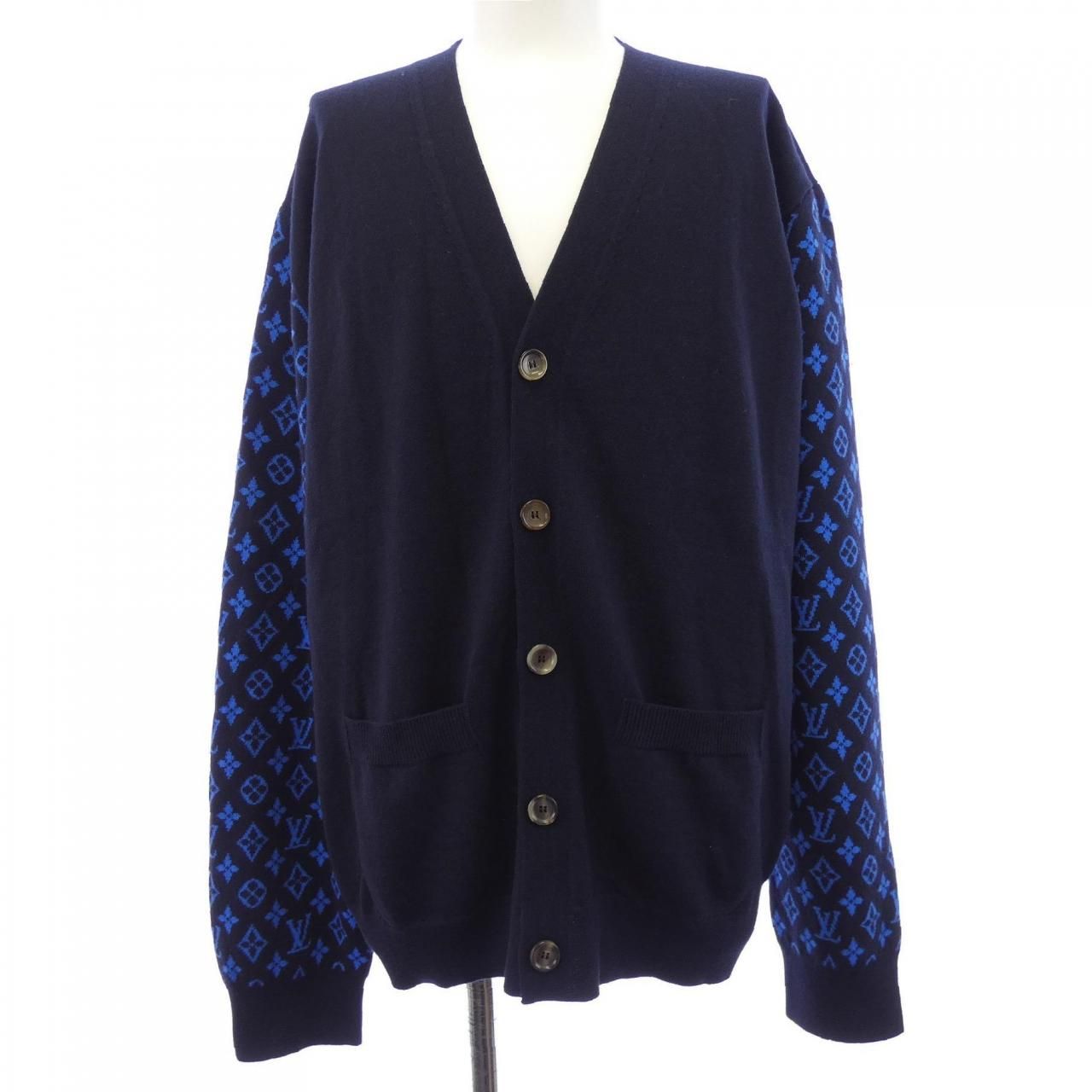 Louis Vuitton Monogram Mixed Cashmere Cardigan
