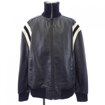Loewe Leather Jacket Navy