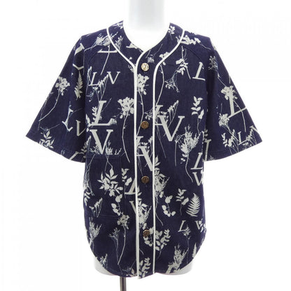 Louis Vuitton LV Leaf Denim Baseball Shirt