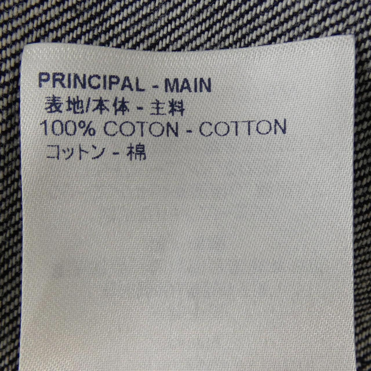 Louis Vuitton LV Leaf Denim Baseball Shirt — view 3
