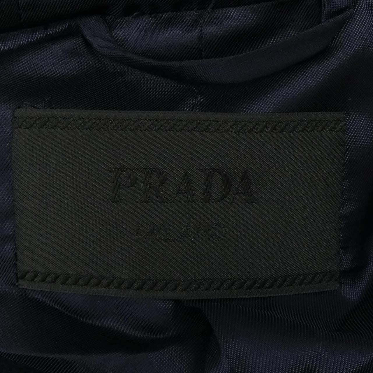 Prada Coat Navy — view 4
