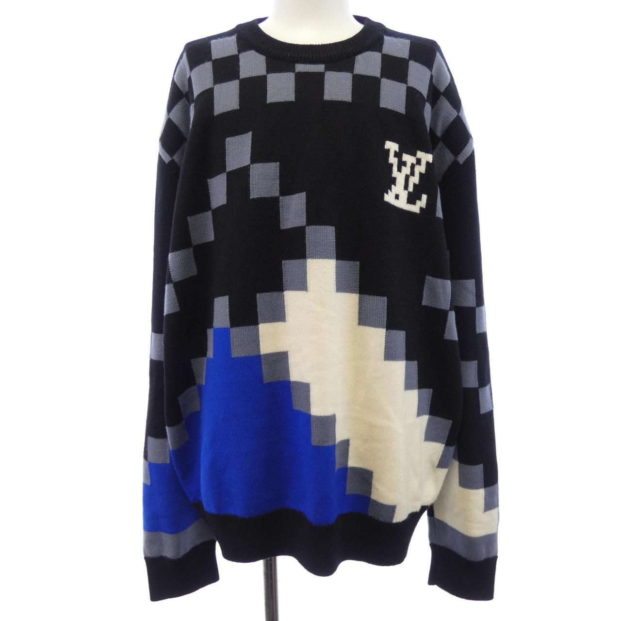 Louis Vuitton LV Fair Isle Macro Crew Neck Knit Sweater