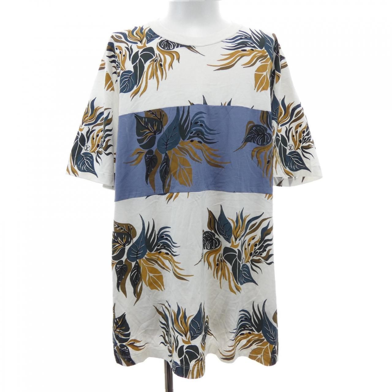 Louis Vuitton Printed Blossom Stripe Insert T-Shirt