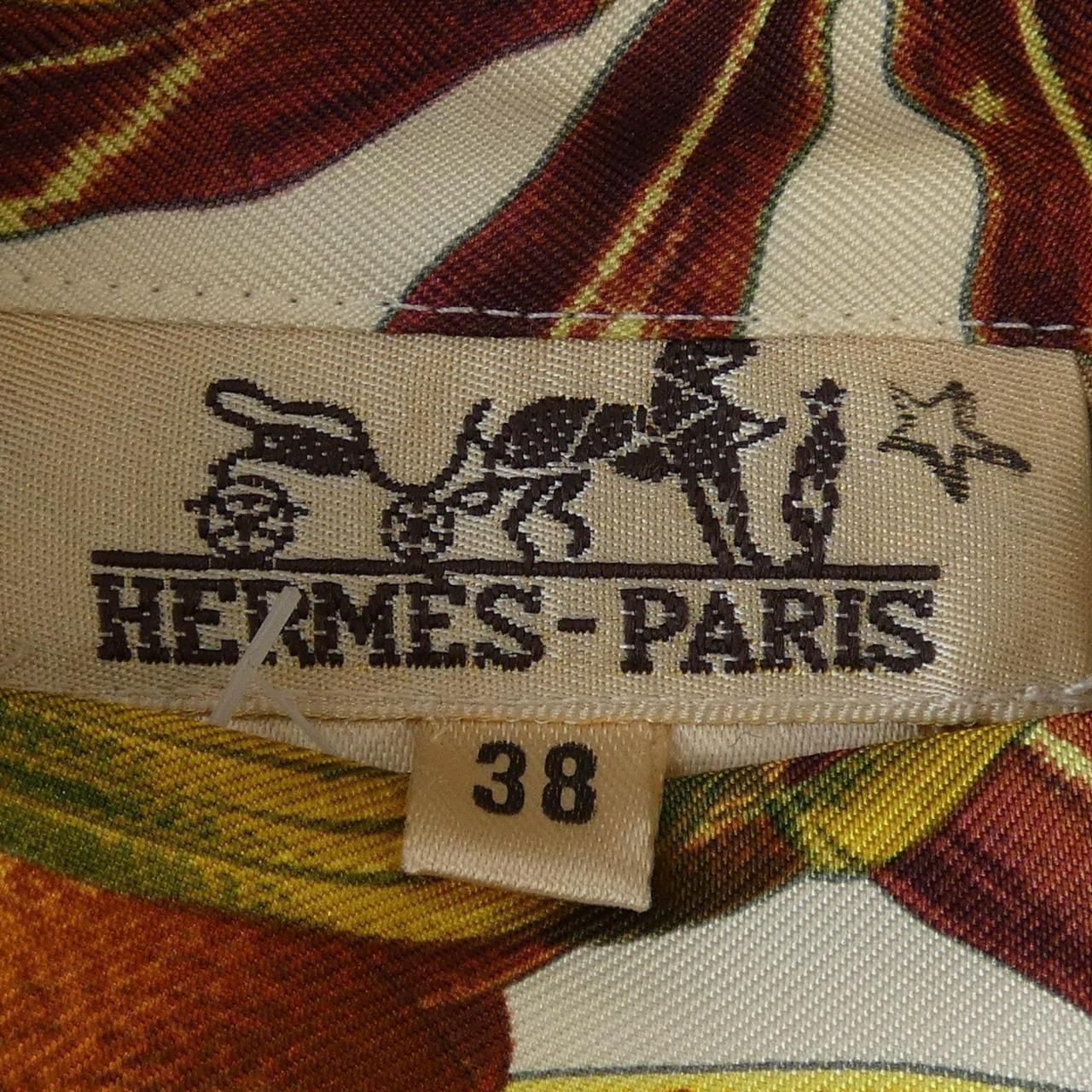 Hermes Vintage Passiflores Twill Reine Shirt — view 4