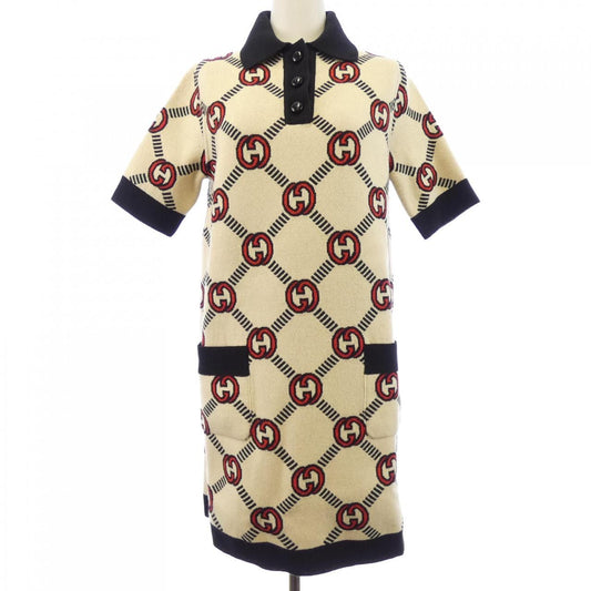 Gucci Interlocking Dress Beige