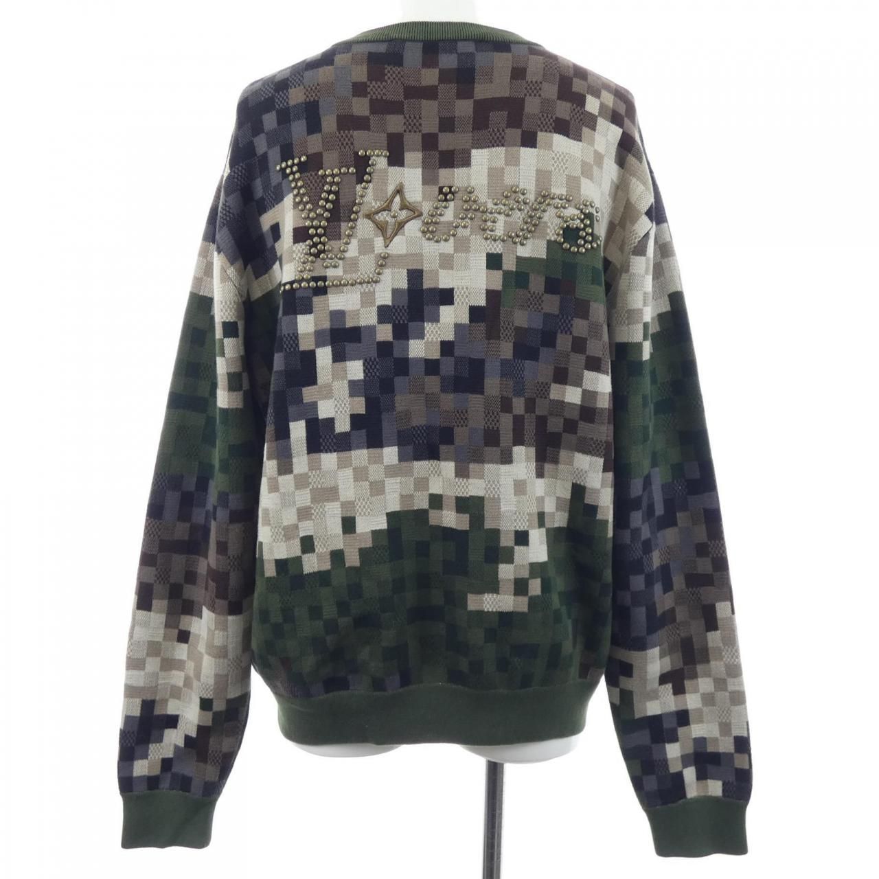 Louis Vuitton Damoflage Cotton Pullover Knit Sweater — view 2