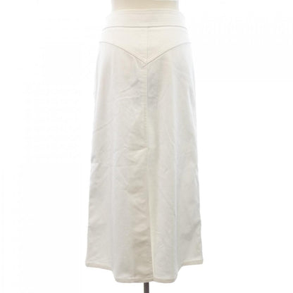 Louis Vuitton Cotton Gabardine Button Down Midi Skirt — view 2