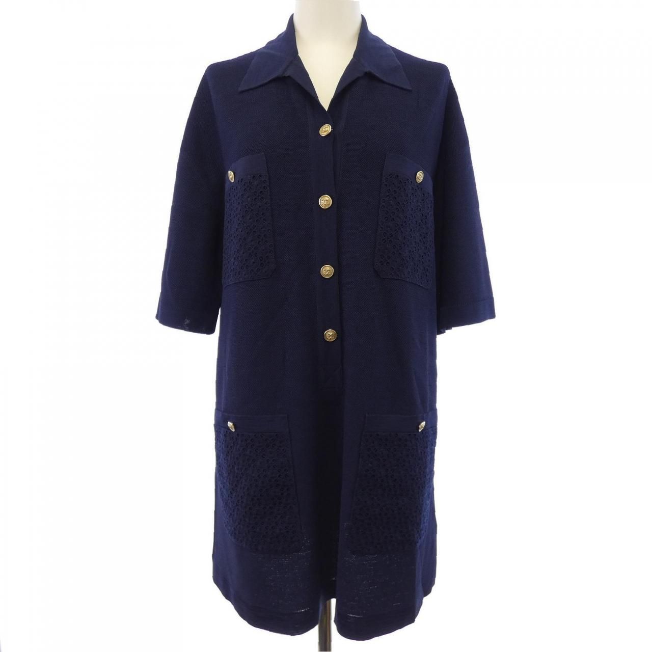 Chanel Tunic Jacket Navy