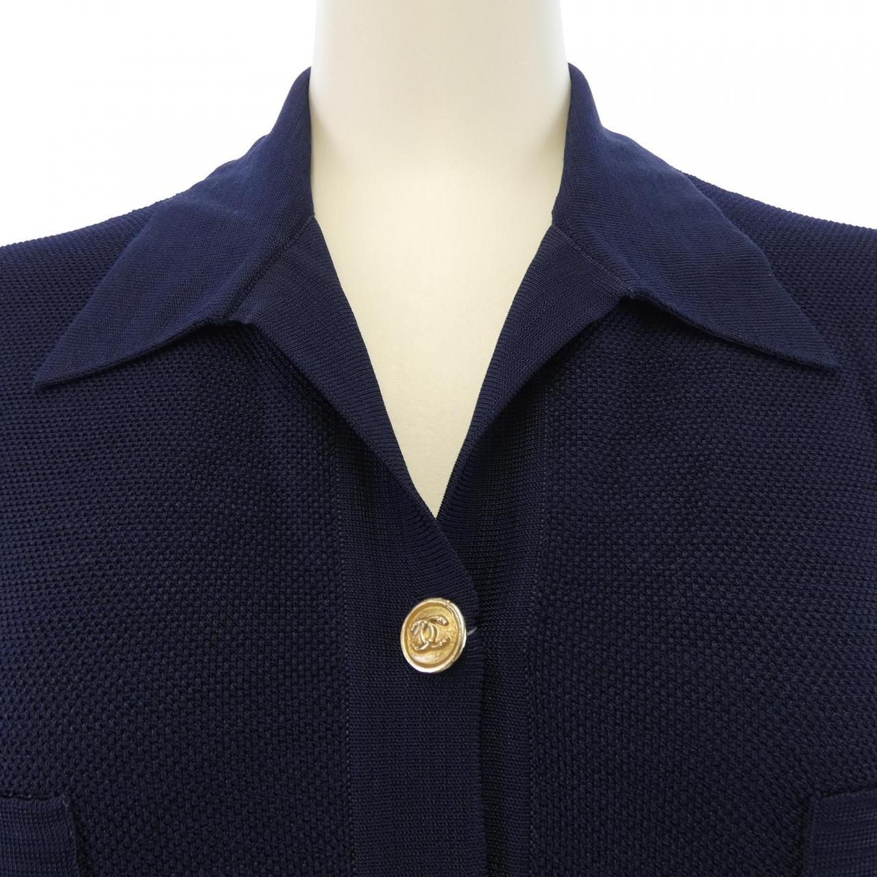 Chanel Tunic Jacket Navy — view 6