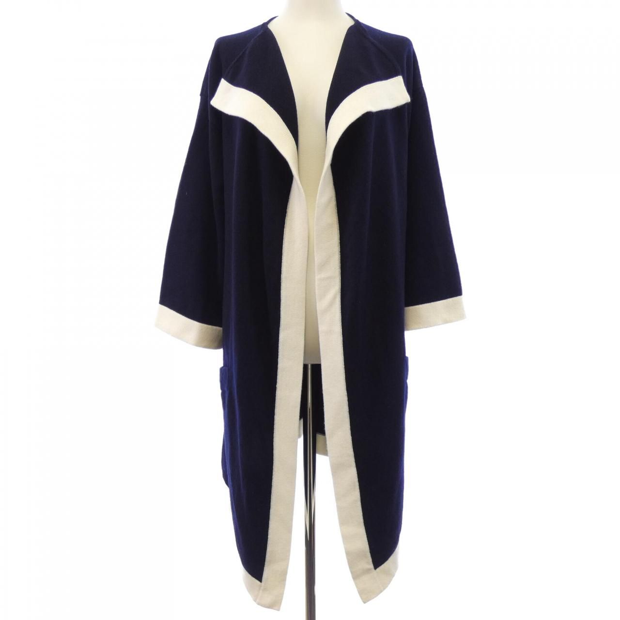 Chanel Long Cardigan Navy