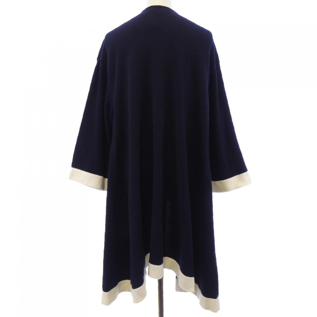 Chanel Long Cardigan Navy — view 2