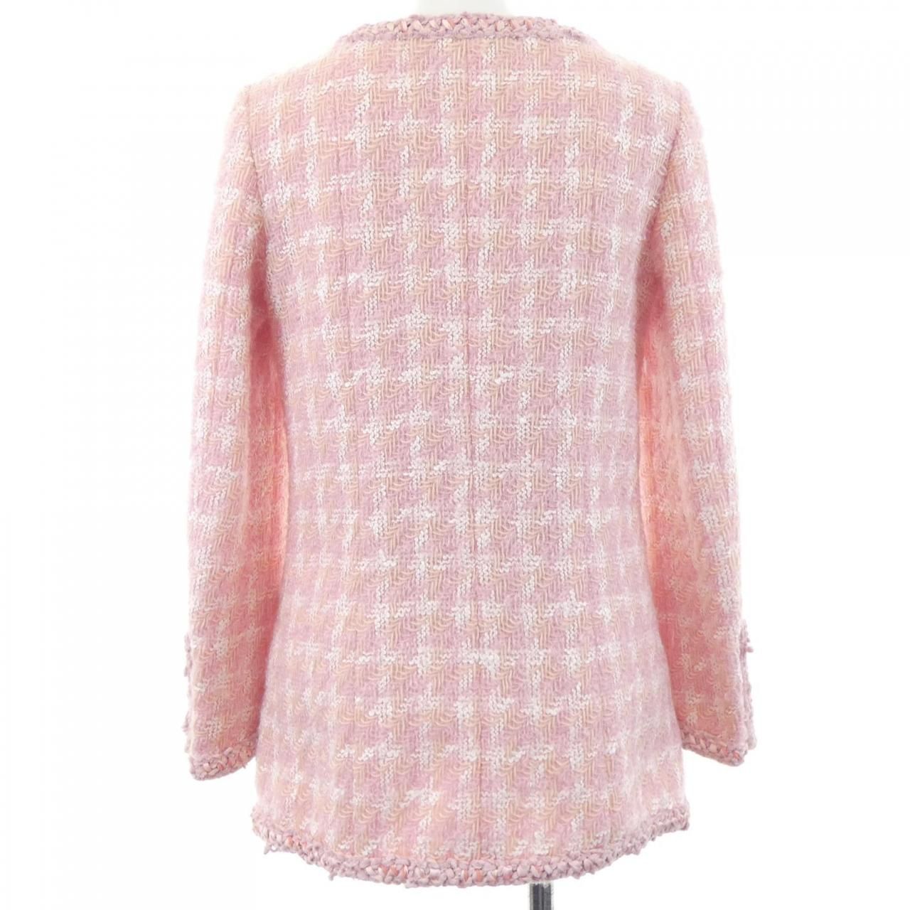 Chanel Collarless Jacket White — view 2