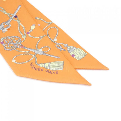 Hermes les Cles a Pois Twilly Scarf — view 2