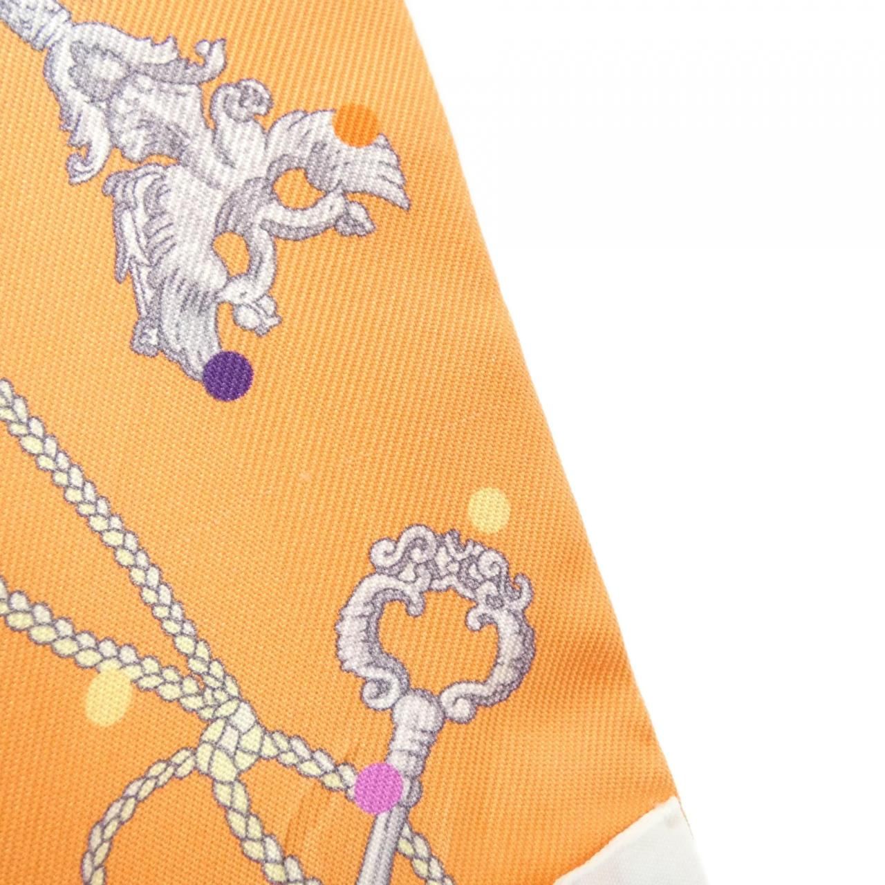 Hermes les Cles a Pois Twilly Scarf — view 4