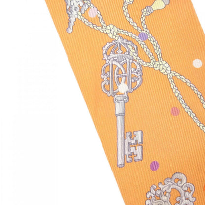Hermes les Cles a Pois Twilly Scarf — view 3