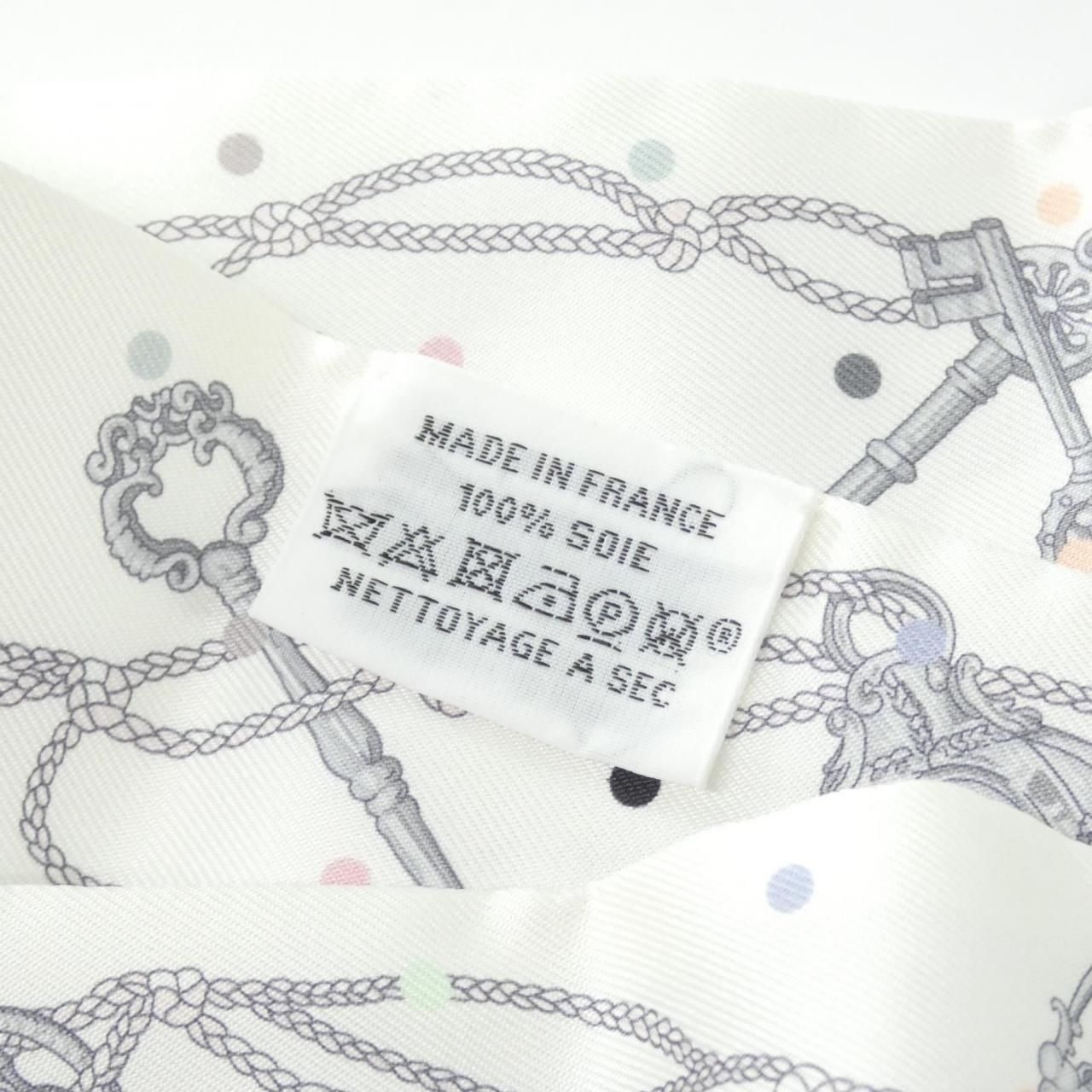 Hermes les Cles a Pois Twilly Scarf — view 3