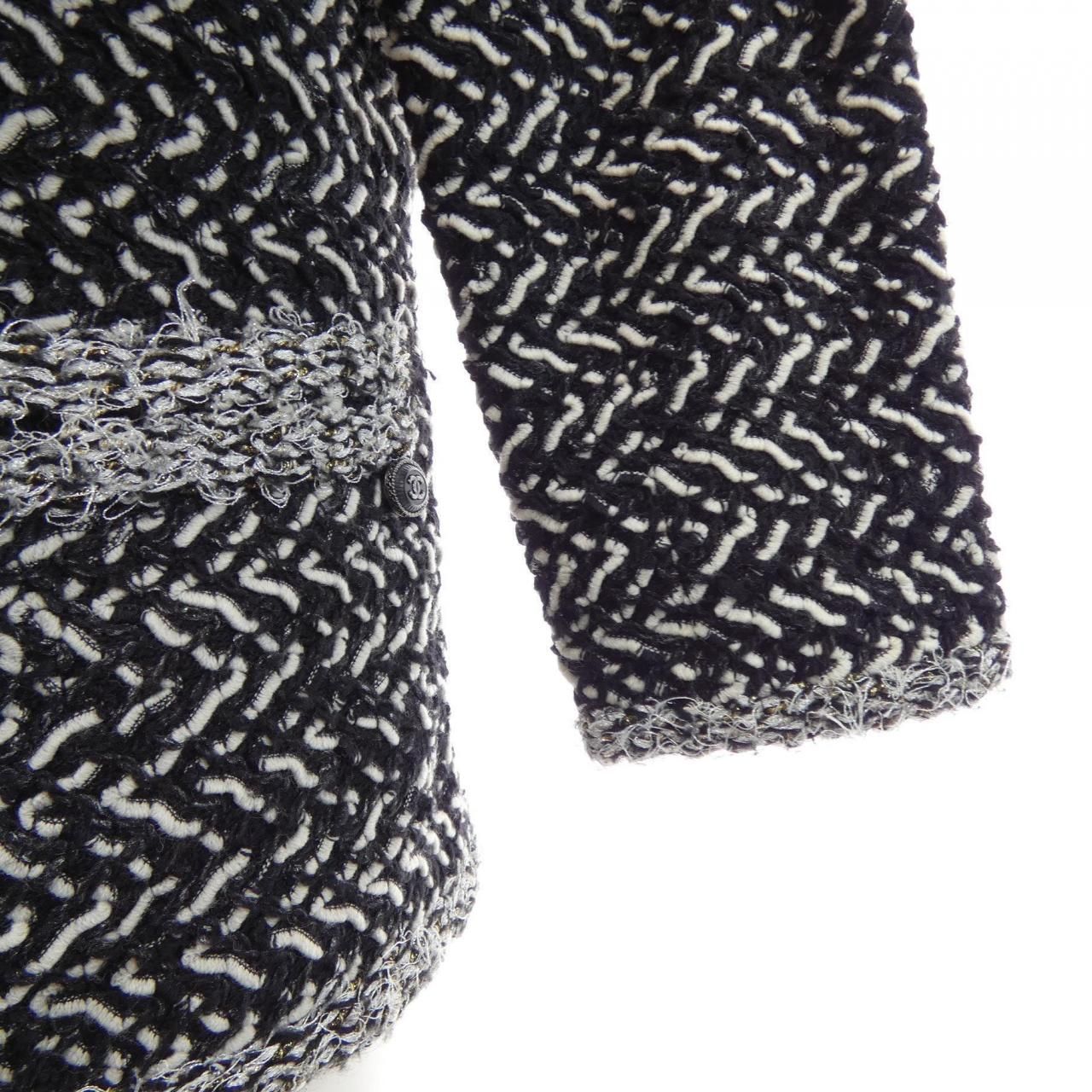 Chanel Collarless Jacket Black — view 6