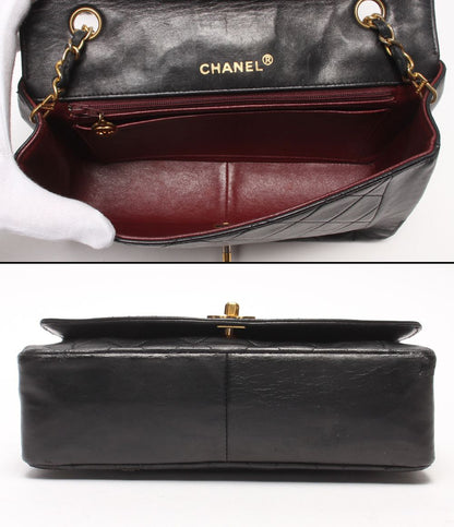Chanel Chain Shoulder Bag Gold Single Flap Diana 25 Quilted Lambskin — view 3
