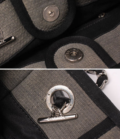 Chanel Chain Tote Deauville PM — view 7