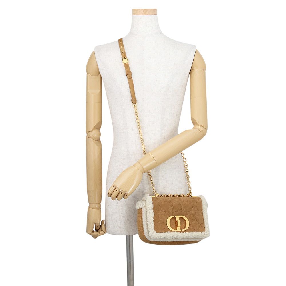 Dior Shoulder Bag Cannage Shearling — view 5