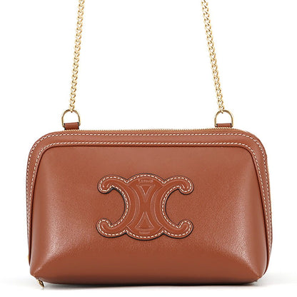 Celine Chain Shoulder Bag Cuill Triomphe Clutch