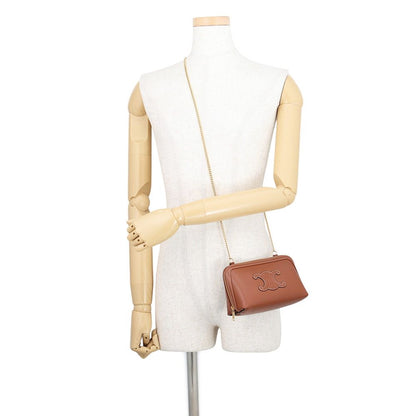 Celine Chain Shoulder Bag Cuill Triomphe Clutch — view 4