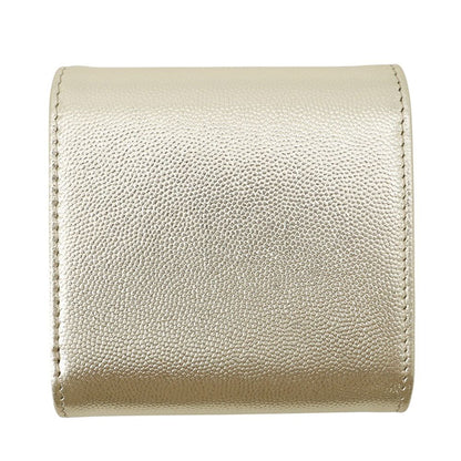 Chanel Bi Foldwallet CC Logo Small Flap Wallet Caviar Leather — view 3