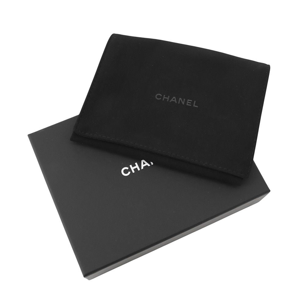Chanel Bi Foldwallet CC Logo Small Flap Wallet Caviar Leather — view 8