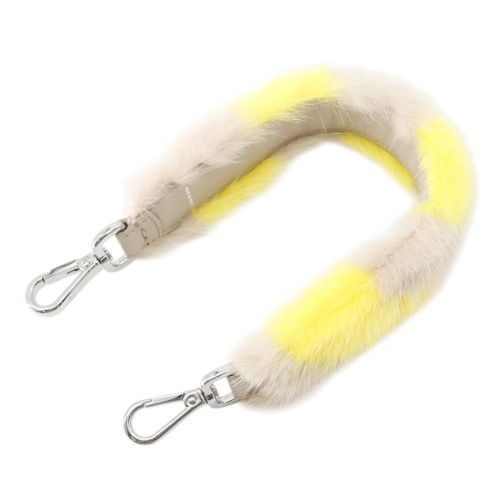 Fendi Hand Strap Mini You Fur Leather