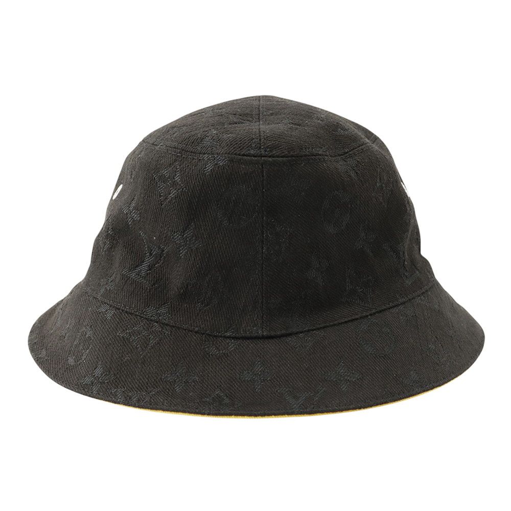 Louis Vuitton Hat Reversible Bucket Hat 58 Hat Black — view 3