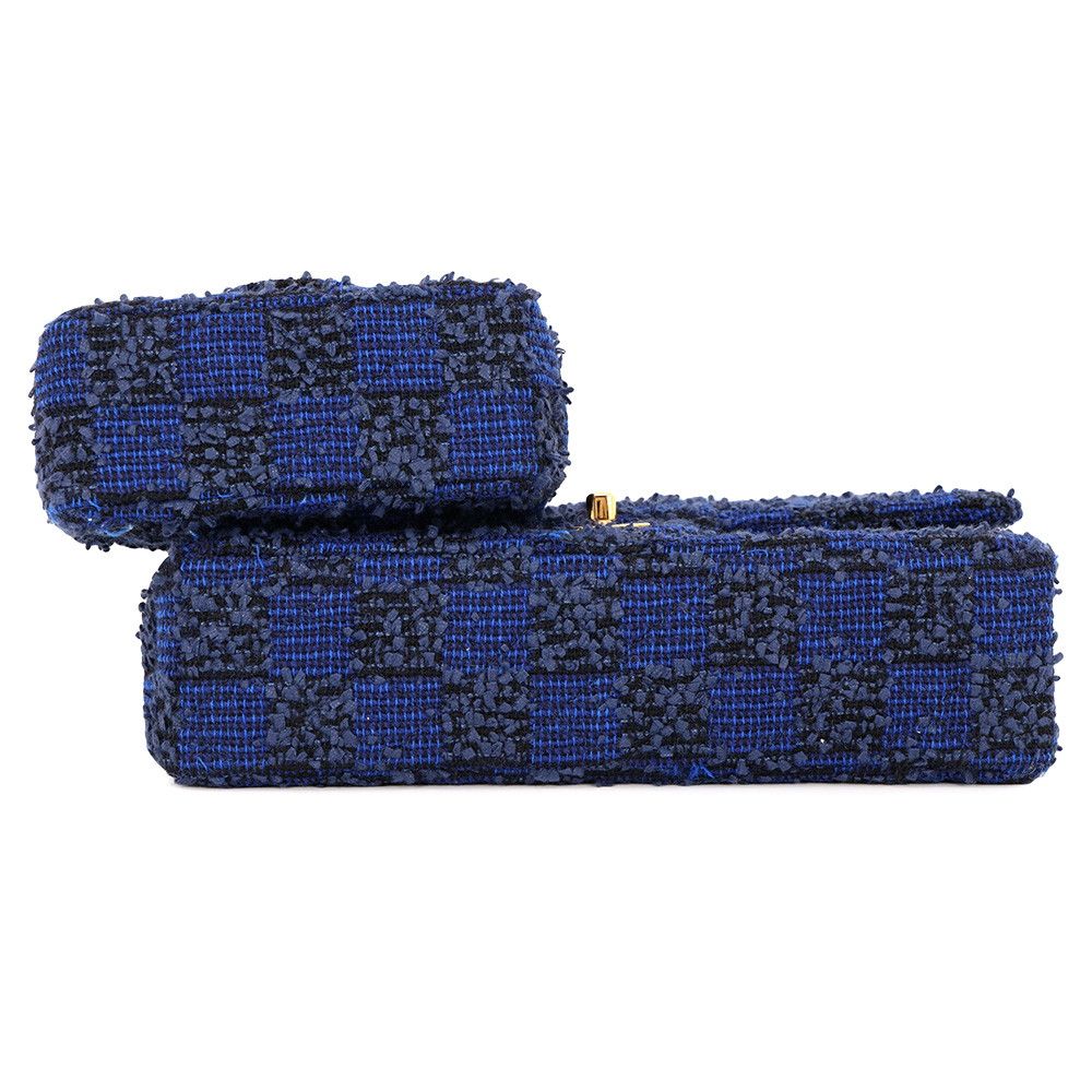 Chanel Handbag CC Logo Quilted Parent and Childbag Tweed — view 3