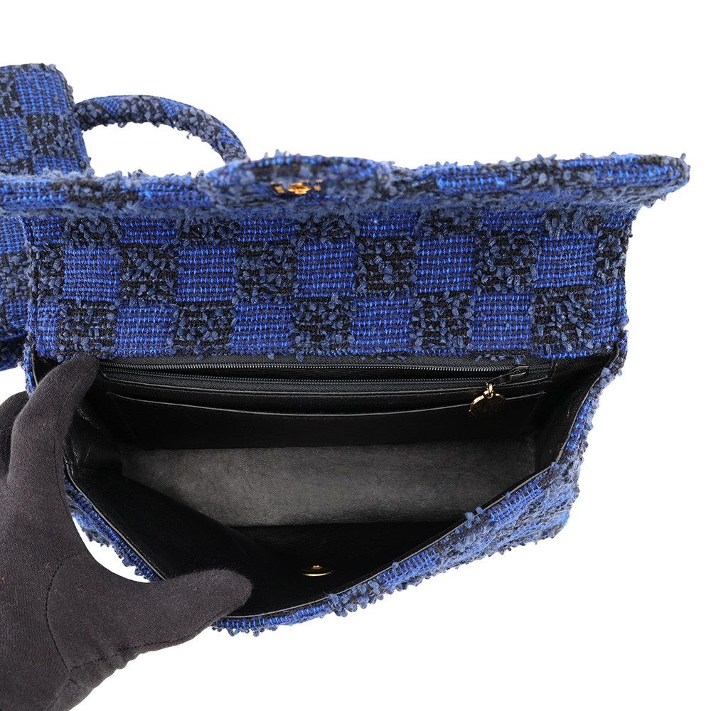 Chanel Handbag CC Logo Quilted Parent and Childbag Tweed — view 5
