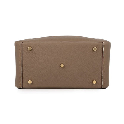 Hermes Lindy 26 Etoupe Gold Taurillon Clemence 2-Way Shoulder — view 3