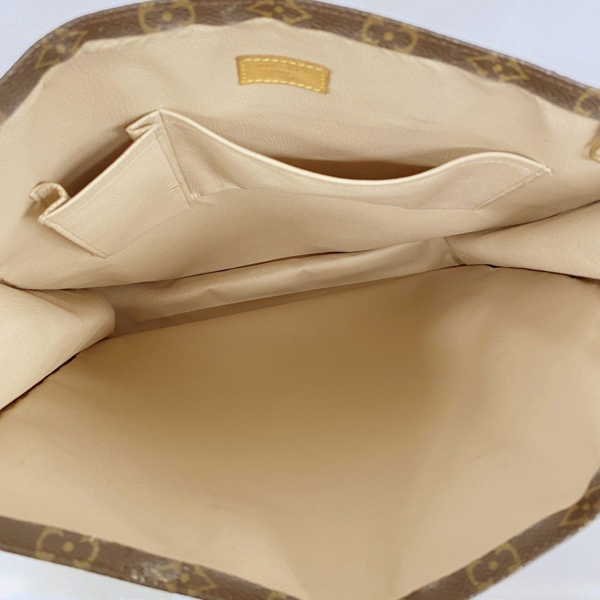 Louis Vuitton Tote Monogram Sac Plat Brown — view 4