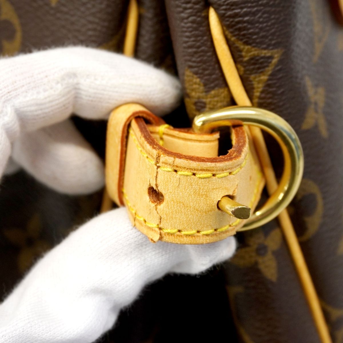Louis Vuitton Handbag Monogram Batignolles Brown — view 7