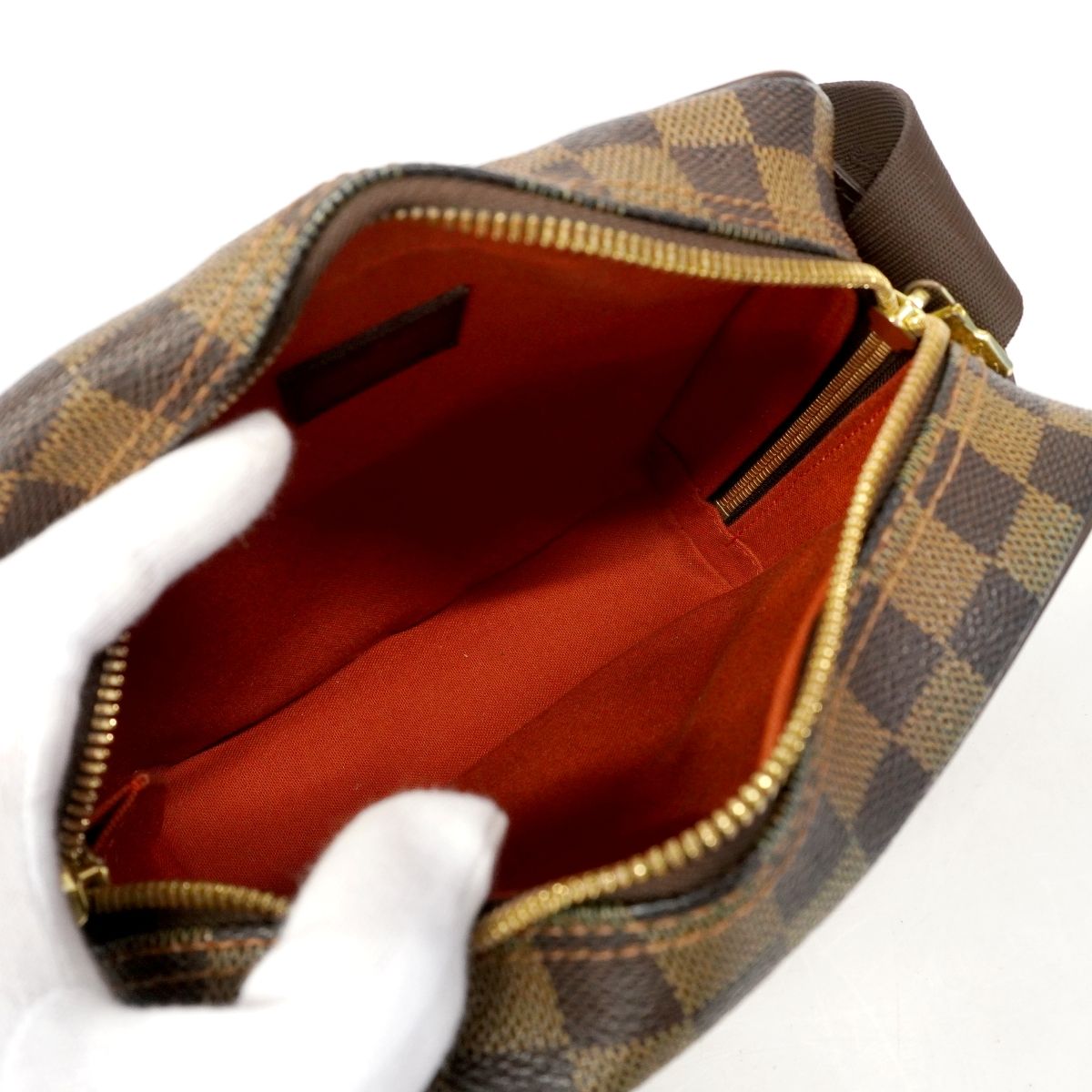 Louis Vuitton Shoulder Bag Damier Olaf PM Ebene — view 4