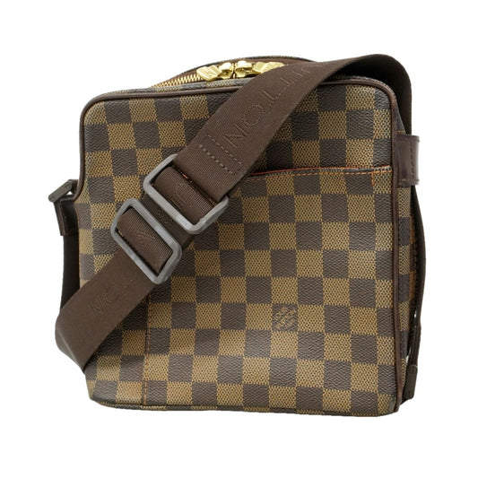 Louis Vuitton Shoulder Bag Damier Olaf PM Ebene