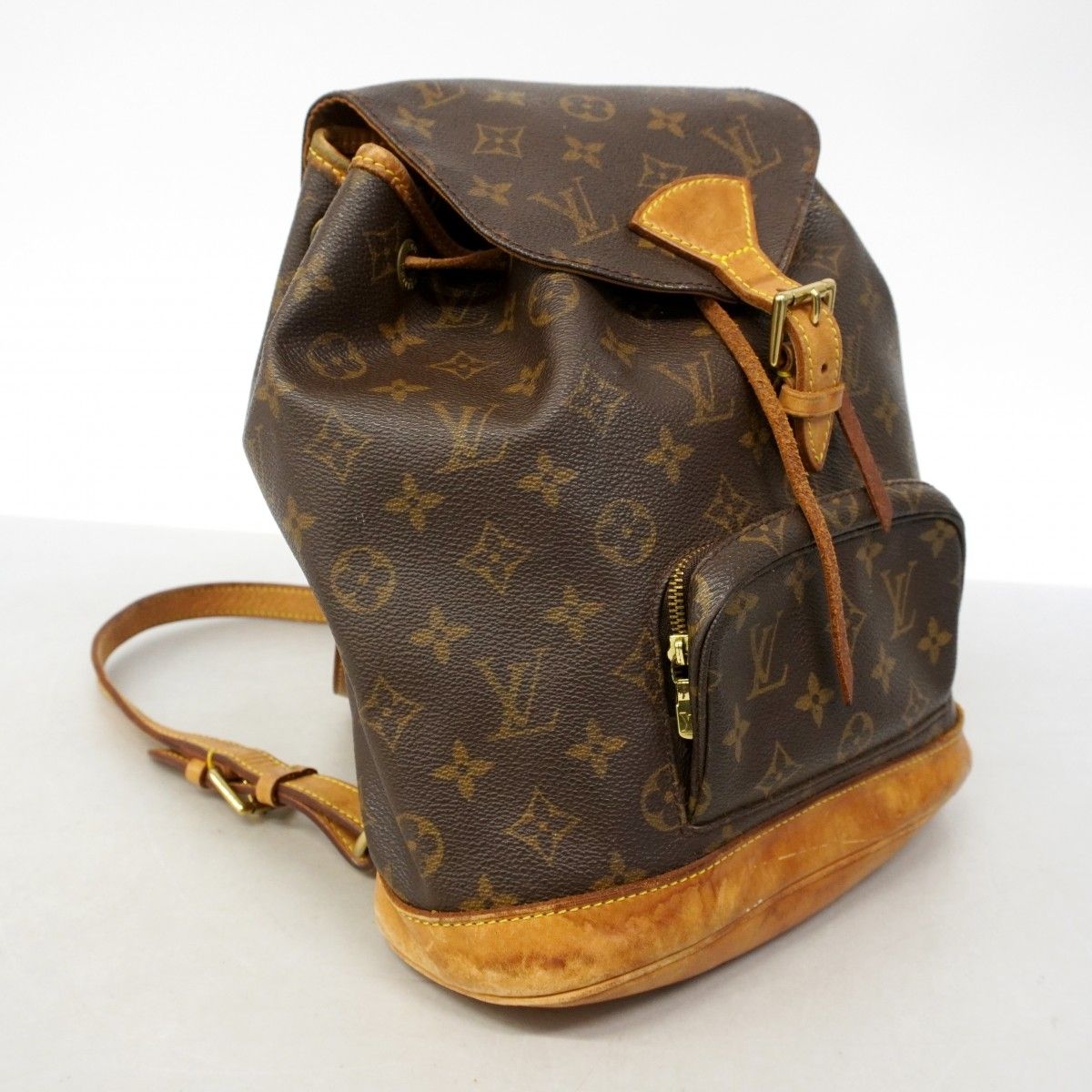 Louis Vuitton Backpack Monogram Montsouris MM Brown — view 2