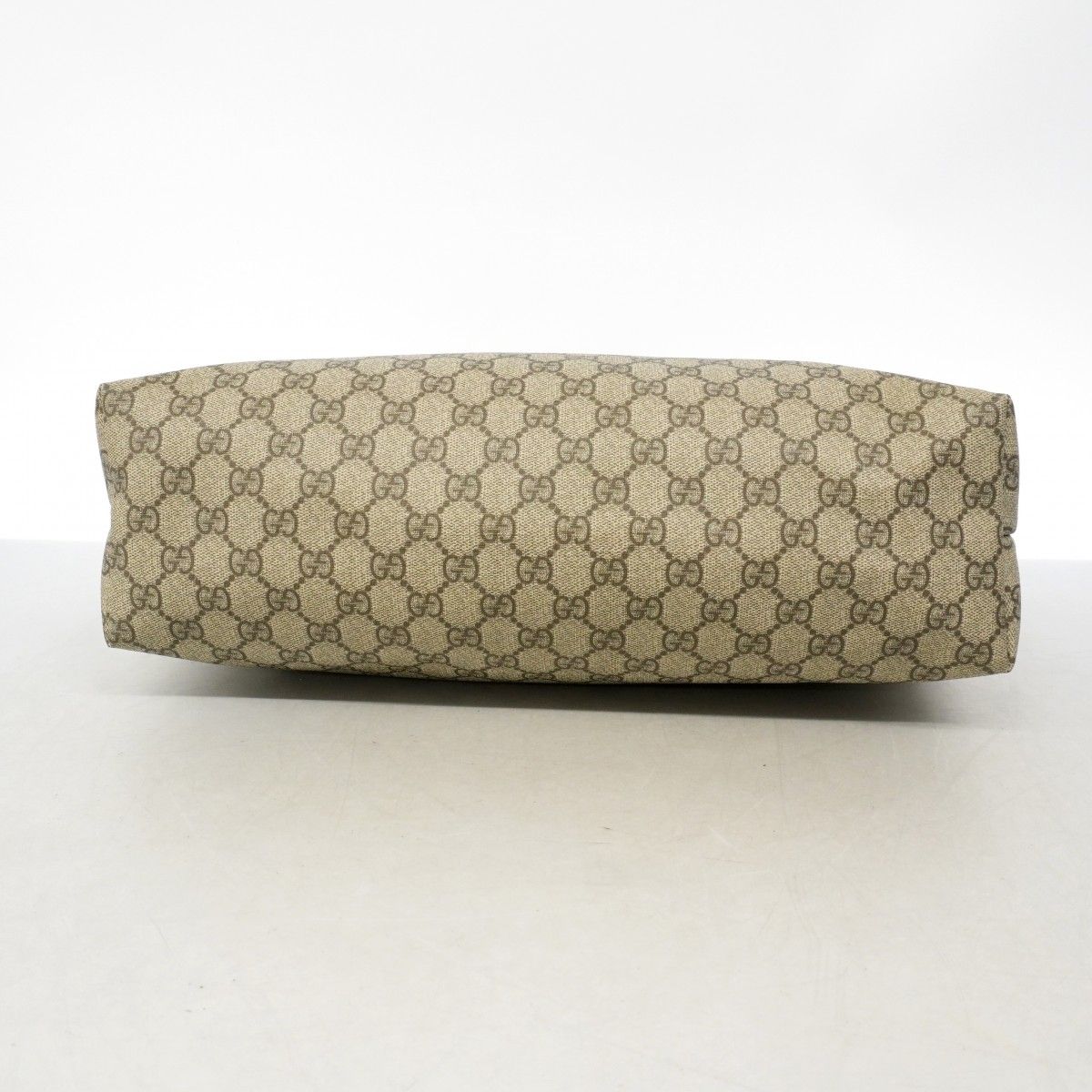 Gucci Tote GG Supreme Brown Silver — view 3